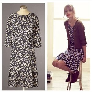 Boden Portbello Floral Purple Dress